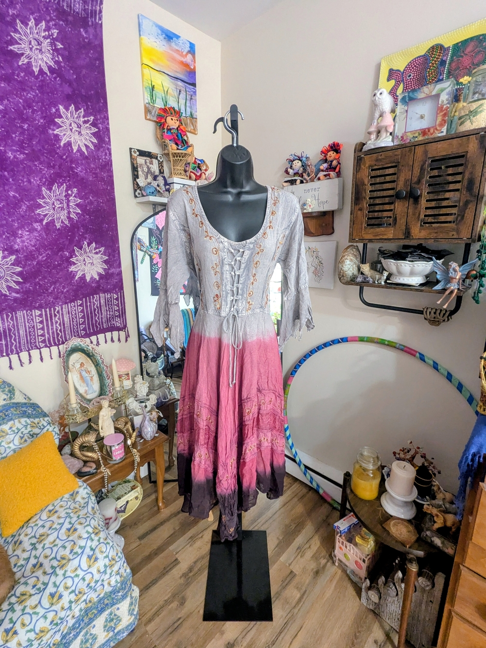 Bohemian Dress W/ Sleeves